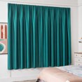 thumbnail image 5 of Blackout Window Curtains | Self-Adhesive No Drill Installation | Noise Reducing & Thermal Insulating Shades for Bedroom | 100x120 cm (39x47 inches) | Mint Green Pink Gray Beige Green Blue Light Blue, 5 of 9