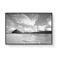 thumbnail image 2 of wall26 Floating Framed Canvas Wall Art for Living Room, Bedroom Black and White Water Canvas Prints for Home Decoration Ready to Hang - 16x24 inches, 2 of 4