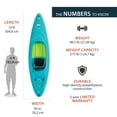 thumbnail image 2 of Lifetime Charger 10 ft Sit-Inside Kayak with Paddle, Coastline Dualtone (91398), 2 of 14