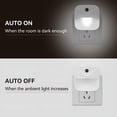 thumbnail image 4 of HIBIBUD 4 Pack Led Night Lights Plug in with Light Sensors,Automatic Wall Light,Night Lights for Kids and Adult,Little Motion Sensor Night Lights Led Lights for Bedroom Play,White Light, 4 of 7