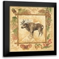 thumbnail image 1 of Phillips, Anita 12x12 Black Modern Framed Museum Art Print Titled - Moose, 1 of 5