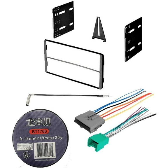 Absolute Package0 Car Stereo Installation Kit Compatible with Ford 1995 – 1997 Explorer In-Dash Mounting Kit Antenna Harness for Double Din Radio Receivers