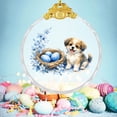 thumbnail image 5 of AZXY Easter Ornaments for Tree, 2D Flat Glass Miniature Easter Hanging Decorations, Assorted Spring Animal & Egg Ornaments for Small Tree, Easter Party & Home Indoor Outdoor Decor, 5 of 5