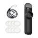 thumbnail image 1 of Kazoo con diafragma de flauta Kazoo, instrumentos musicales, fácil de tocar y tono ajustable con cordón para regalos de fiesta para principiantes , Negro, 1 of 10