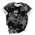thumbnail image 3 of Cilsoka Loose Shirts for Women Dressy Casual Plus Size Tops for Women Dressy Women'S Summer Tunics Cotton Blouses for Women Summer Plus Size, 3 of 4