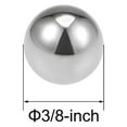 thumbnail image 2 of Uxcell Bearing Balls 3/8-inch Chrome Steel G10 Precision Ball 60-63 HRC 25 Pack, 2 of 3