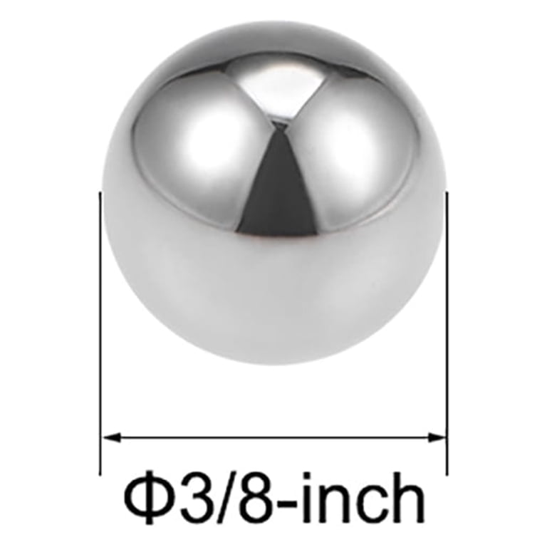 25-Pack PGN G25 Precision Chrome Steel Bearing Balls – 3/8 Inch (0.375") Diameter