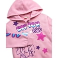 thumbnail image 4 of Sudadera con capucha Disney Lilo and Stitch con cremallera para niñas, tallas 7-8, 10-12, 4 of 7