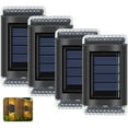 thumbnail image 2 of 4 Pack Solar Up and Down Lights for Outdoor LED Solar Wall Light Auto On/Off Solar Fence Light IP55 Waterproof with Warm Light for Terrace Garden Access, 2 of 11