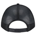 thumbnail image 4 of Men's New Era Black Florida Marlins Cooperstown Collection Gradient 9FORTY A-Frame M-Crown Trucker Adjustable Hat, 4 of 6
