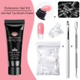 thumbnail image 1 of 20ml Nail Extension Gel Kit Acrylic White Clear Nude Quick Extension Gel Nail Polish Set Soak Off UV Gel All For Manicure Tools zhangyuxiang LED, 1 of 2
