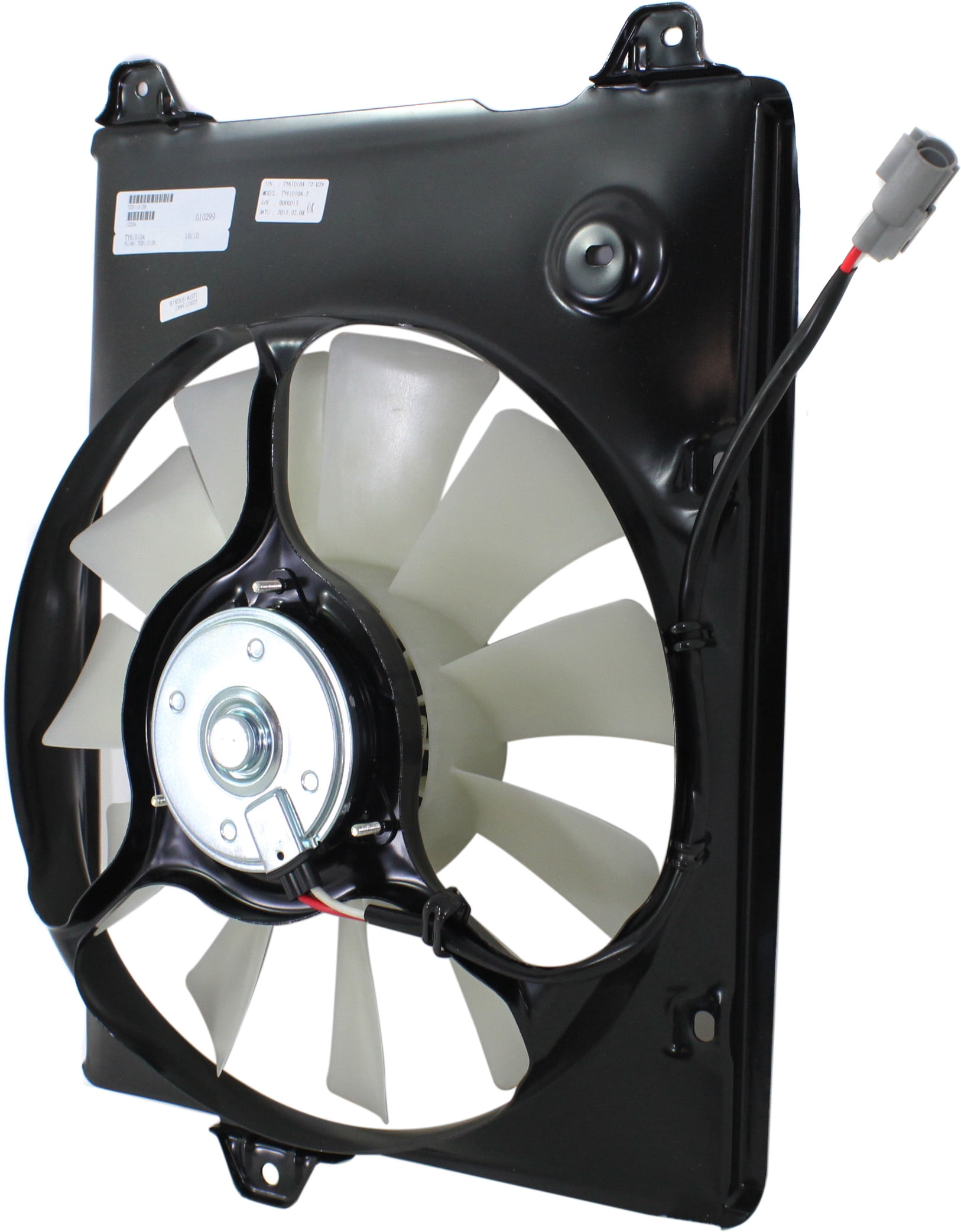 Replacement T160921 Cooling Fan Assembly Compatible with 1998-2003 Toyota Sienna A/C Condenser