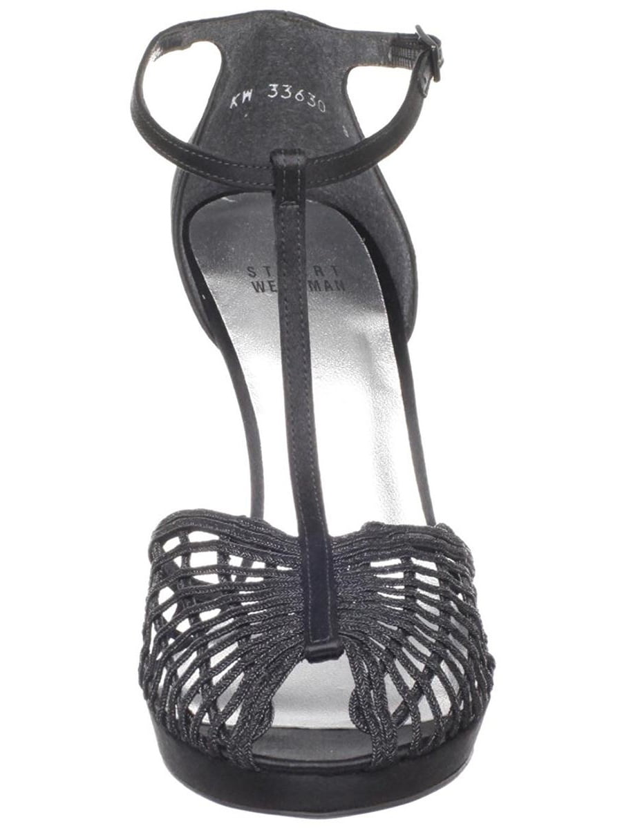 stuart weitzman satin pumps