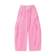 thumbnail image 5 of Admvng Women's Gingham Cropped Pants Drawstring Waist Pockets Casual Everyday Trousers, 5 of 5