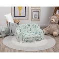 thumbnail image 6 of Delsit Toddler Couch and Kids Flip Open Foam Double Sofa. European Made. Machine Washable Cover. Lightweight Playroom Décor - Kids Folding Sofa Lounge (Skater Bear), 6 of 6