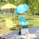 thumbnail image 2 of Kids Beach Folding Chairs With Parasol,outdoor Beach Recliner Garden Sunloungers Multifunctional, 2 of 5