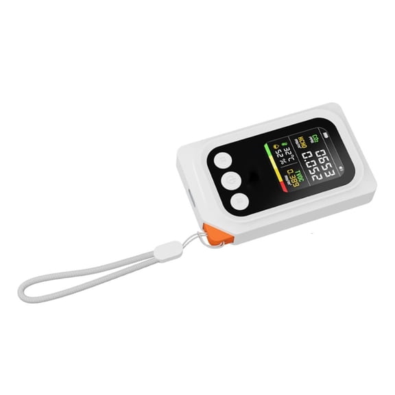 Ciwanning Multifunctional Air Quality Tester with Formaldehyde CO2 TVOC Sensors & Build In Battery 5 in 1 Formaldehyde Detectors