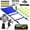 Blue Ladder Set, variant on Speed Agility Training Equipment Set, Agility Ladder 20ft, 12 Football Cones, Resistance Parachute/Soccer Kick Trainer, Jump Rope, 5 Resistance Bands, Football Practice Equipment for Kids Adults
