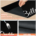 thumbnail image 5 of Personalized Pet Bowl Placemat with Name Picture,Custom Dog & Cat Food Feeding Mat with Non-Slip Backing,Pet Feeding Mats Gifts for Cat & Dog Mom Pet Owner Black 16x24in, 5 of 9