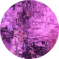 thumbnail image 1 of Ahgly Company Indoor Round Oriental Pink Industrial Area Rugs, 7' Round, 1 of 4