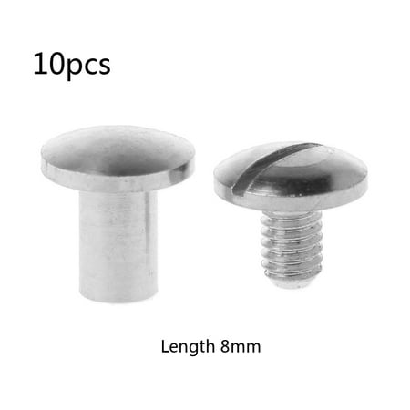 

SIEYIO 10 Pairs Chicago Screw Binding Screws Posts Kit Leather Belt Repair Fastener