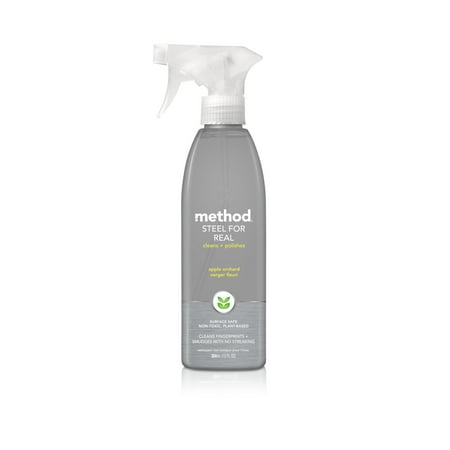 Method Stainless Steel Cleaner, Apple Orchard, 12 Ounce