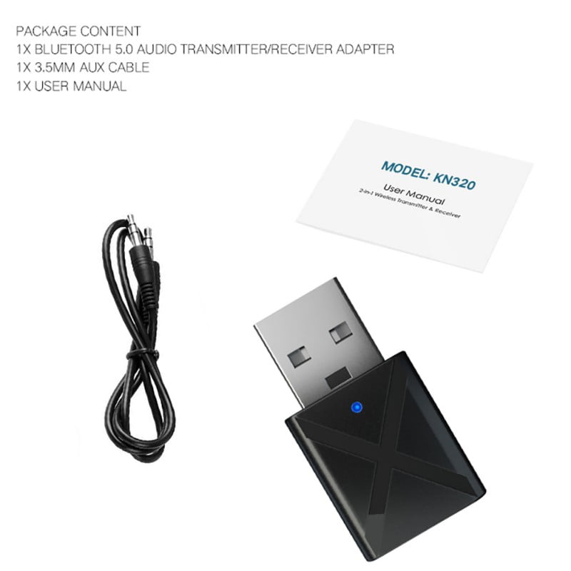 USB Adapter HUB Wireless Bluetooth V4.0 Transmitter A2DP Audio RCA to 3.5mm AUX 