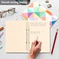 thumbnail image 4 of FORMRS 1-Subject Spiral Notebook 8" x 5" College Ruled 60 Refillable Sheet A5 Hard Cover, 2 Pack, Abstract Geometric, 4 of 7