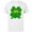 White, variant on Disney and Pixar Toy Story Alien Shamrock St. Patrick’s Day - Short Sleeve Cotton T-Shirt for Adults - Customized-Black