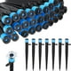 thumbnail image 1 of 100 piezas de aspersor de riego por goteo que puede ajustar el flujo de agua, 360 grados, utilizado para riego de jardín de 1/4 de pulgada, 1 of 5