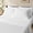 Bright White, variant on 3 Piece Toddler Bed Sheets Set, 100% Cotton Jersey, Includes Super Soft Fitted Sheet, Flat Sheet, Pillowcase, Light Gray Solid