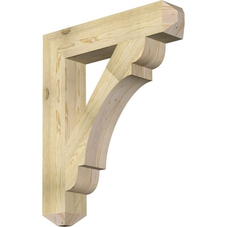 

Ekena Millwork 6 W x 32 D x 38 H Olympic Craftsman Rough Sawn Bracket Douglas Fir