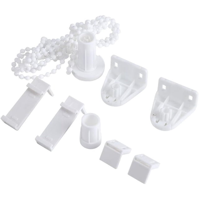 Ensemble d'Embrayage à Chaîne pour Store à Rouleau, Perles Ajustables pour Rideau de Store, Tube Transparent 17 mm, Trousse d'Accessoires, Support de Roue d'Embrayage, Kit de Réparation de Poulie Latérale, Haute Qualité