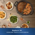 thumbnail image 5 of Crock-Pot Dual-Pot 3.7 Qt. Ceramic Multicooker & Programmable Slow Cooker, Black, 5 of 5