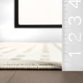 thumbnail image 3 of nuLOOM Rowyn Geometric Machine Washable Area Rug, 8' x 10', Cream, 3 of 9