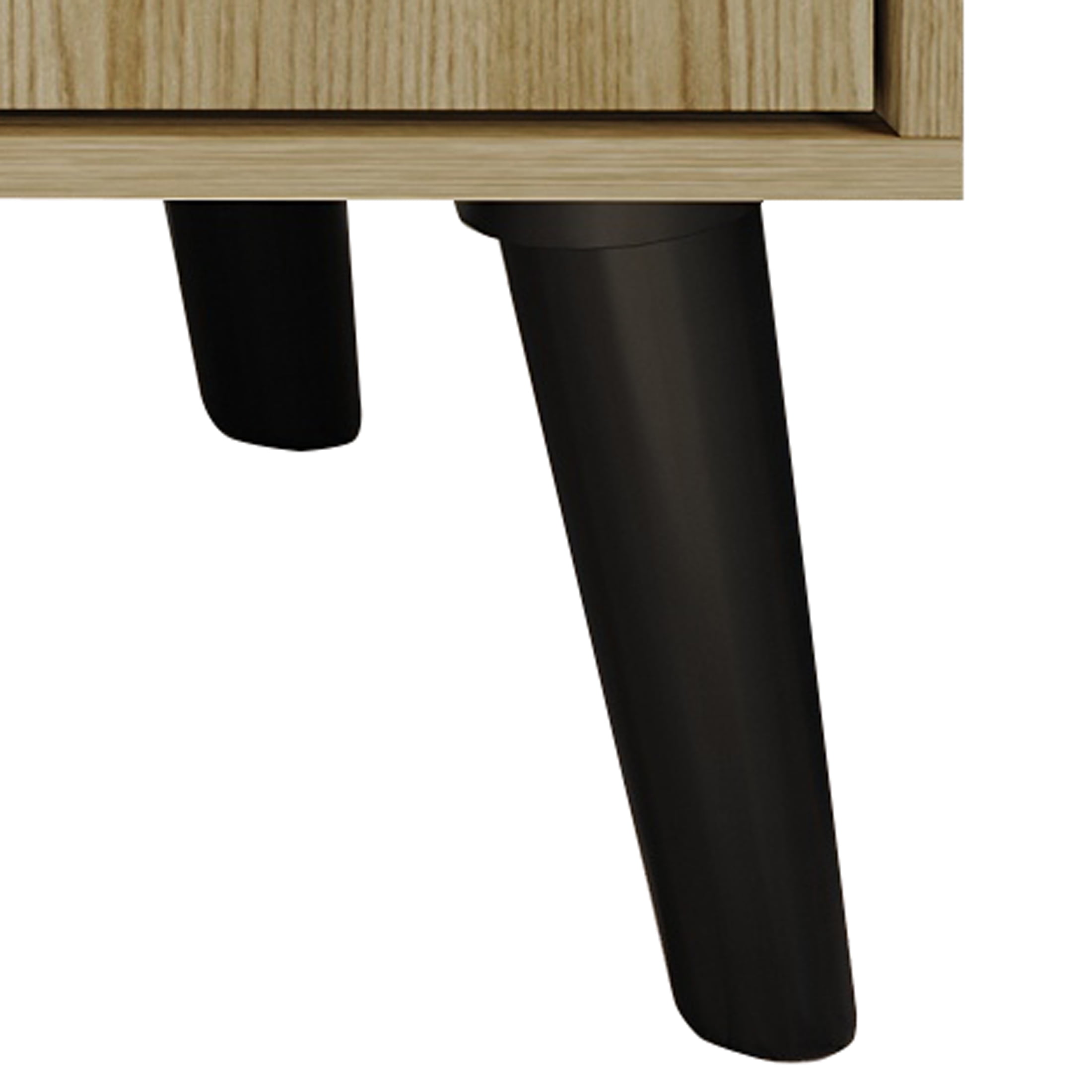 Castle Place Timeless TV Stand Console for TVs up to 65", Light Oak