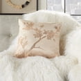 thumbnail image 4 of Nourison Sofia Metallic Blossom Rose Gold 18" x 18" Throw Pillow, 4 of 5