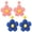 Style:Style 4, variant on 2 pairs of Rattan Earrings for Women Raffia Straw Wrapped Flower Drop Dangle Earrings Summer Tropical Beach Jewelry - Style:Style 4