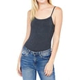 thumbnail image 3 of TheLovely Women & Juniors Scoop Neck Solid Cami Cotton Bodysuit with Snap Crotch Bottom & Adjustable Spaghetti Straps, 3 of 3