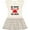Natural with Stripes, variant on Inktastic My Poppop Loves Me Girls Toddler Dress