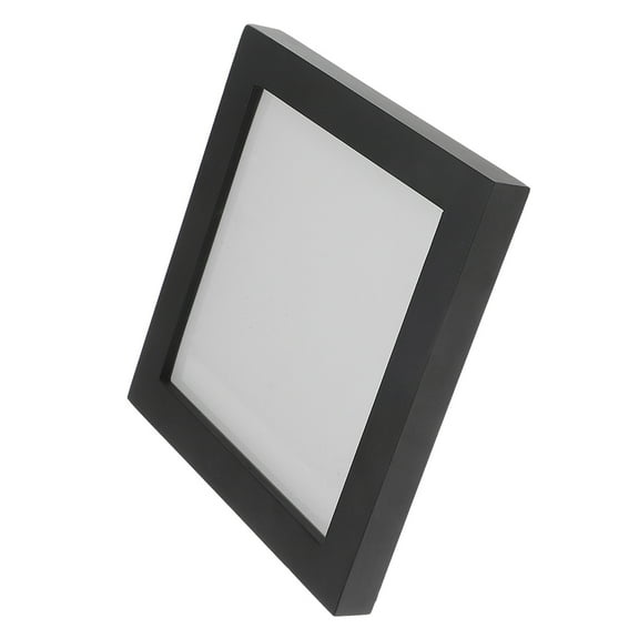 WEUVEB CD Frames Wall Wood Modern 1Pack 6.1x6.1x0.8in