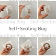 thumbnail image 3 of 10/20 Pieces Self-sealing Bracelet Earrings Plastic Transparent Jewelry Gift Storage PVC Bag For Small Business Customize Logo 4x6cm 10 Pieces, 3 of 6