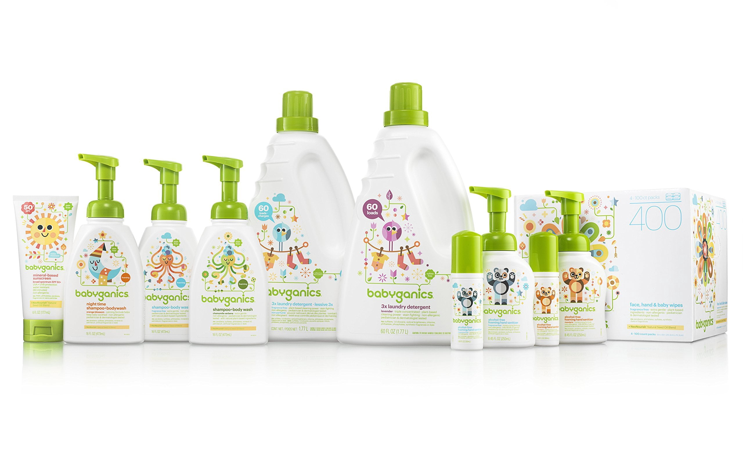 Babyganics All Purpose Surface Wipes, Fragrance Free, 75 Count (Pack of 2), Plant Based and Non-Abrasive, No Ammonia, No Bleach