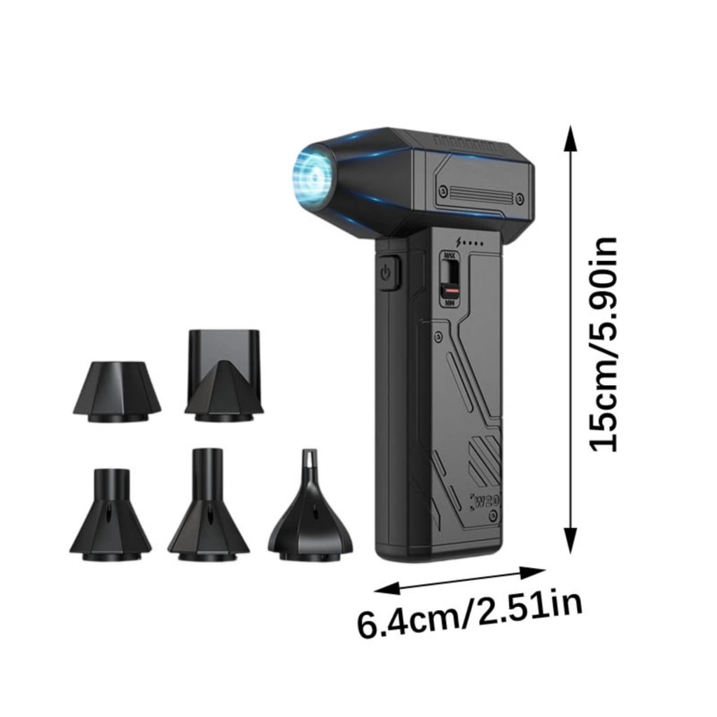 PatungKu Electric Air Duster 130000RPM Power Cordless Air Duster Adjustable Mini Blower Dust Blower for Computer Keyboard
