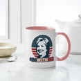 thumbnail image 4 of CafePress - Hillary 2016 I'm With Her Mug - 11 oz Ceramic Mug - Novelty Coffee Tea Cup, 4 of 4