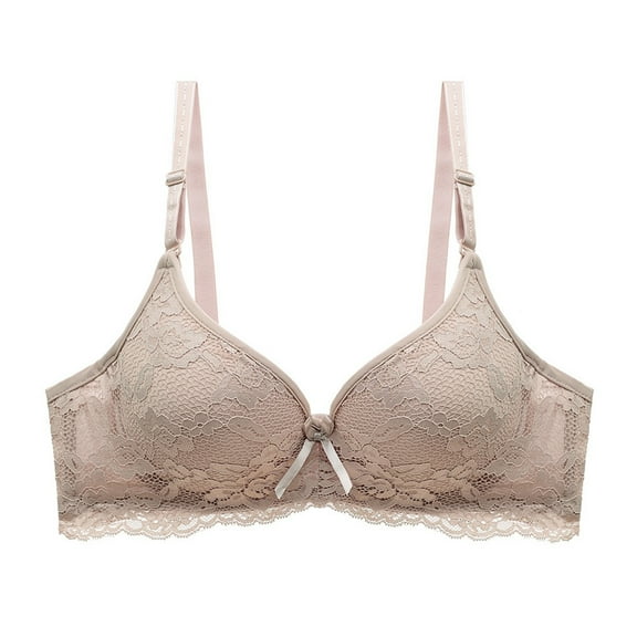 Full Lace Bra Push Up Bra for Women Thin Top and Thick Bottom Breathable Bra to Hold Side Quality Sexy Adjustable Underwear