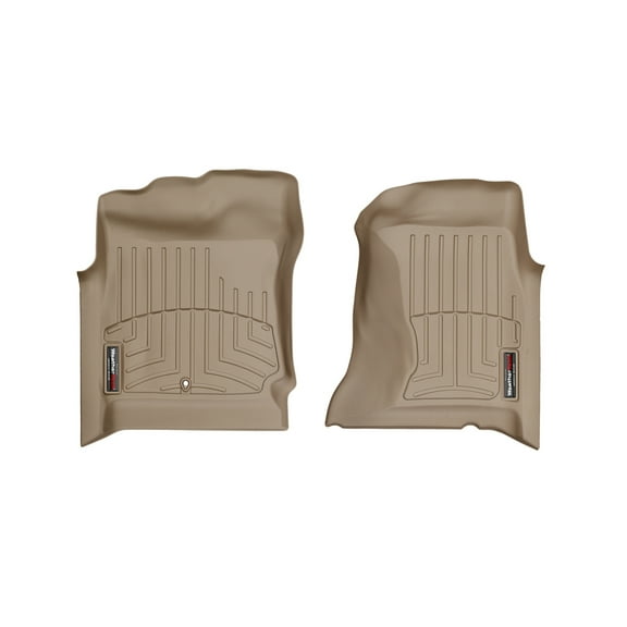 WeatherTech Custom Fit FloorLiners compatible with 2001-2003 Dodge Durango - 1st Row (Driver & Passenger), Tan