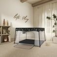 thumbnail image 4 of Dream On Me Ziggy Square Playpen with Canopy, Black and White, (Model # 4434-BW), 4 of 7