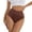 Brown, variant on LQCMBYF Women Thong Underwear Pack Women's Solid Color Conservative Middle Waist Seamless Cotton Crotch Yoga Exercise Breathable Micro Thongs for Women Thong Underwear Women Womens Thong(Coffee,XL)