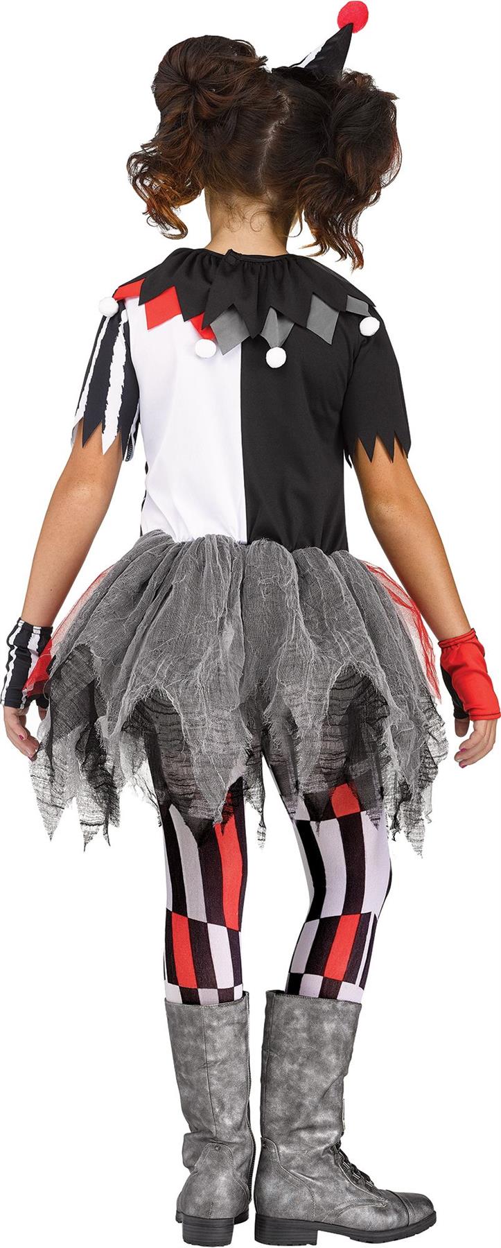 Fun World Sinister Circus Girl's Halloween Fancy-Dress Costume for Child, XL - image 2 of 3